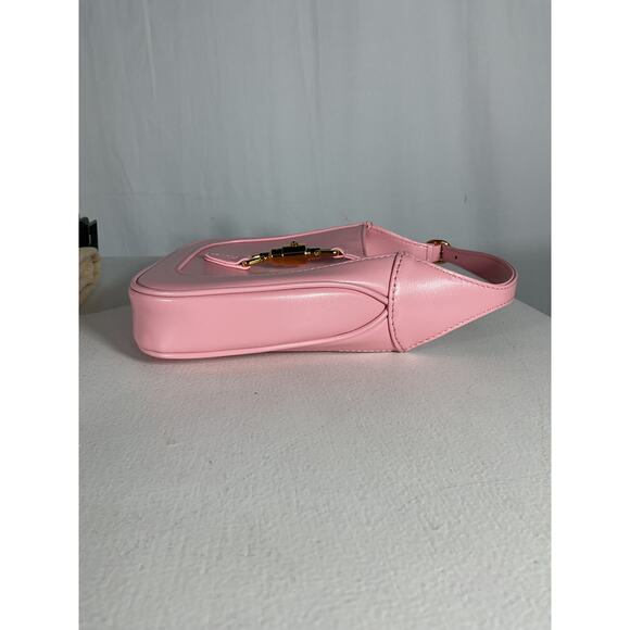 Gucci 'Jackie 1961' Pink Leather Mini Shoulder Bag - Picture 3 of 10